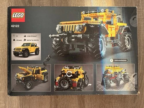LEGO Technic Jeep Wrangler 4x4 Toy Car Model Building Kit (656 Pieces)