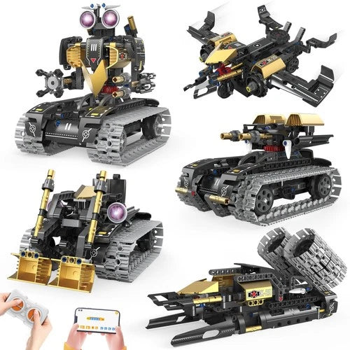 Robot Building Kit with APP/Remote Control STEM Gifts for Boys Age 6-16,Techn...