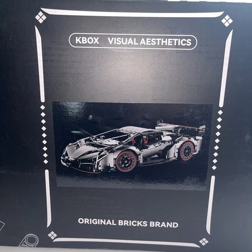 1:8 Technic Supercar 3358PCS Building Blocks Lamborghini Style Model Kit KBOX 10