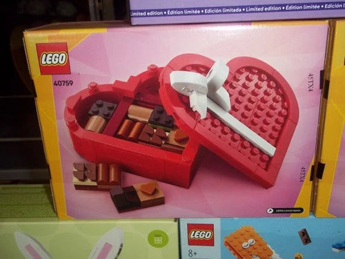 LEGO Valentine Heart Box 40759 x2 +40593+40561 Dots+40764 bunny+40785 n lights