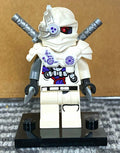 MEOW Minifigure NINJAGO White Nindroid General Cryptor Official- missing legs