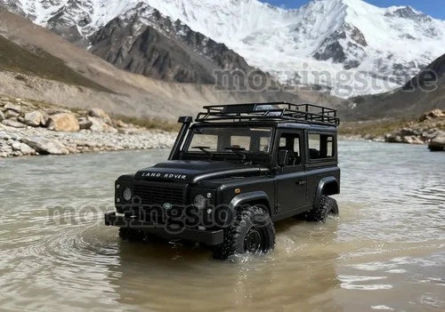 Black RC Car 1:12 MN99S Limited Edition 4WD Off-road Climbing Car Rock Crawler