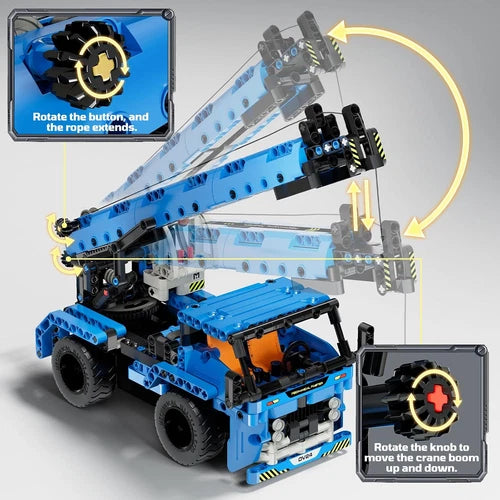 STEM RC Truck Building Toys, 2-In-1 Technic Vehicle Building Kits