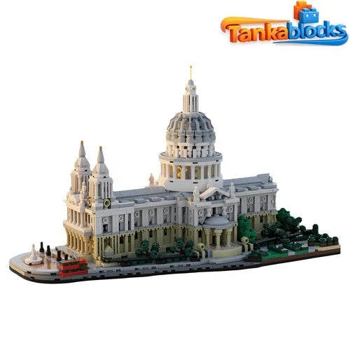 MOC-186434 St. Paul's Cathedral 1:800 scale building blocks Model gift