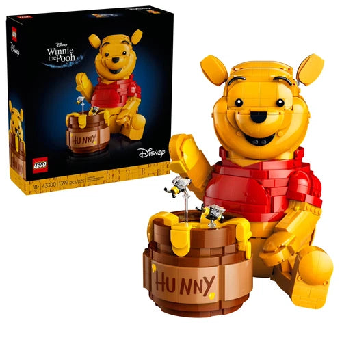 LEGO Disney Winnie the Pooh Building Set - Home, Office, or Book Shelf Decor for