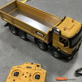 Hot Sale HUINA 1536 1/14 RC Dump Truck 12CH Tipper Light Sound Effects Yellow