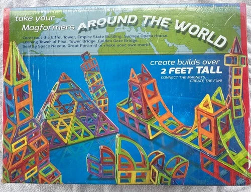 Magformers Landmark Set (174-pieces) Magnetic Building Blocks, Educational Magne
