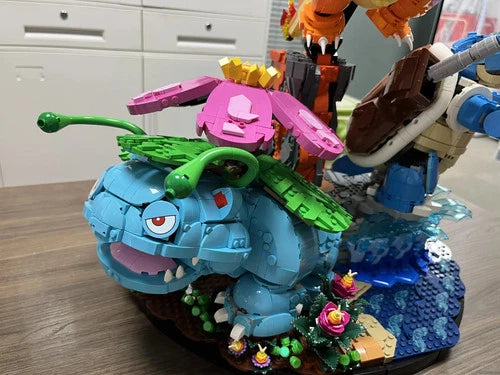 NEW 6838 PCS Charizard Blastoise Venusaur Pokemon Generic Building Block