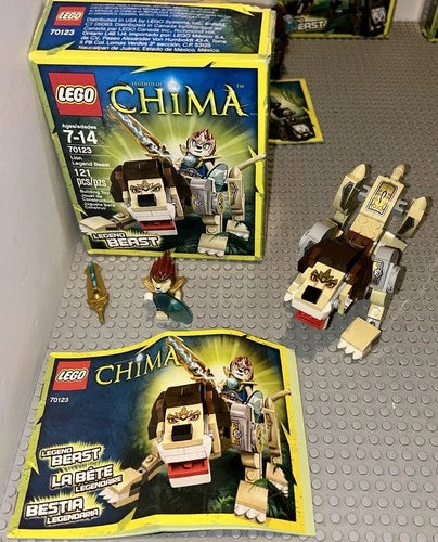 Lego 70123-70127: Chima Lot Of Five Complete Legend Beast ￼