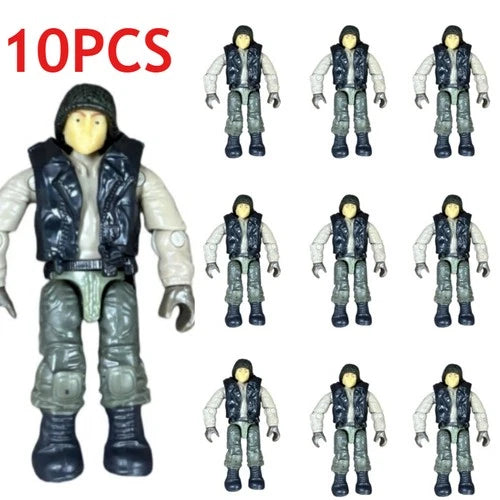 10PCS Mega Bloks COD Call of Duty Army Sniper in A Black Vest Building Figure