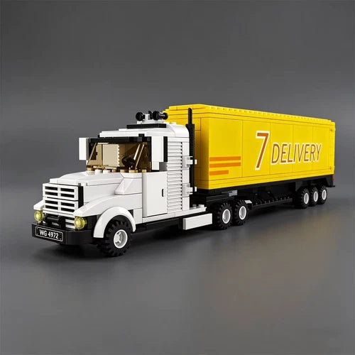 MOC Freight Transport Truck Building Block Model Kit Toy Gift 333 Pcs