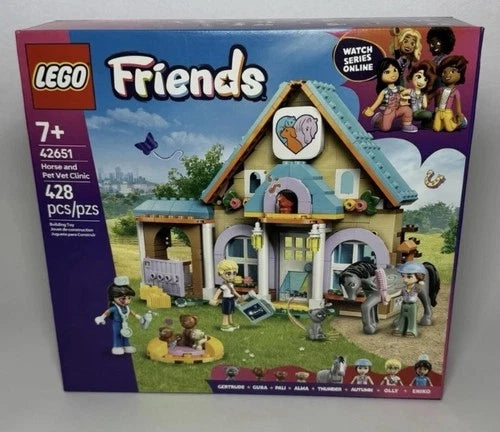 New Lego Friends Horse and Pet Vet Clinic 42651