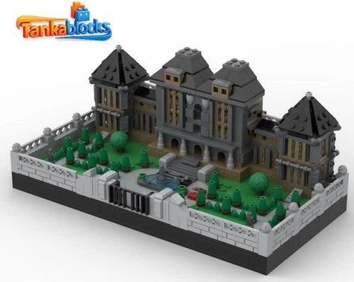 MOC190650 Batcave with Wayne Manor DIY Model building blocks Christmas gift
