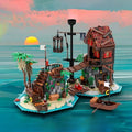 ZITIANYOUBUILD Modular Architecture on the Island Building Toys Set 1448