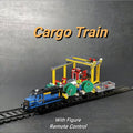 1033pcs Remote Control Cargo Train Building Blocks Fit 60052 Brick Model Toy