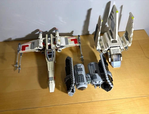 MEOW Star Wars X-wing, Imperial Shuttle, TIE Bomber Lot (As Shown)