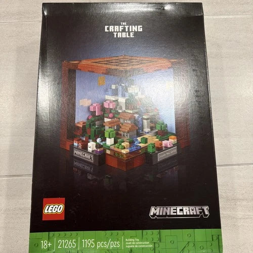 LEGO 21265 Minecraft The Crafting Table Collectible Building Set 1195 pcs New!