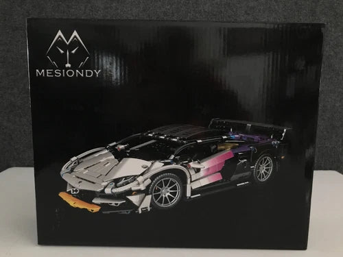 MESIONDY Sports Car Building Blocks Set 1200 + Pieces 1:14 MOC Building NIB