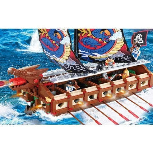 OXFORD Hero Yi Sun-sin Turtle Ship JK34620 Building Block Set 836 pcs Korea Toy