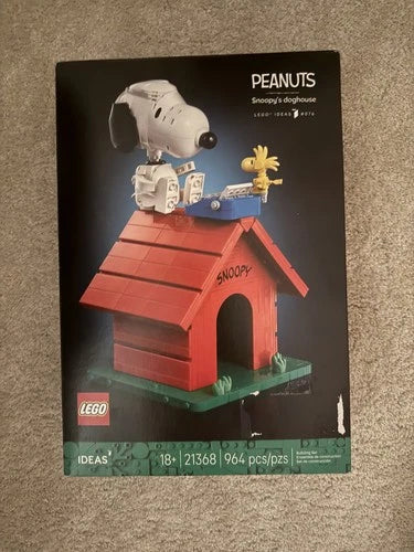 New MEOW Ideas Peanuts Snoopy's doghouse Building Set UNOPENED