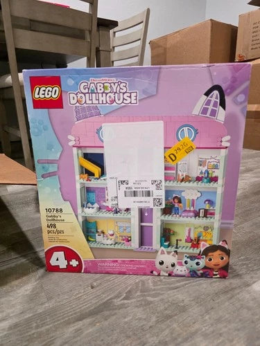 LEGO Gabby's Dollhouse 10788 Complete Set 498 pcs New in Sealed Box w/Stickers