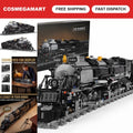 Steam Train Building Block Model Set for Adults - Creative DIY Toy Kit