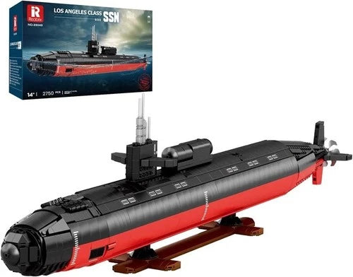 US Navy Los Angeles class Nuclear submarine SSN Building Blocks 2988 pieces NIB