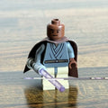 MEOW Star Wars Mace Windu Light-up Lightsaber Minifigure sw0133 - WORKING!