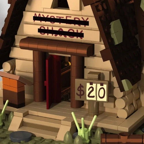 MOC Gravity Falls Mystery Shack 1125 PCS Architecture Building Blocks toy gift