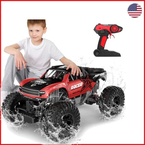 Ultimate Offroad Waterproof RC Monster Truck - Perfect Gift for Kids!