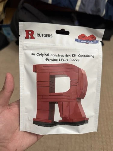 LIMITED EDITION 1 of 150 Official LEGO Rutgers R Set Building Kit BRAND NEW