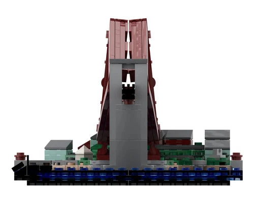 Forth Railway Bridge Atom Brick Construction Building Block Toy Set Engineering
