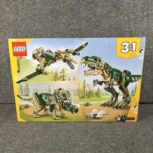 LEGO Creator 3 in 1 Dinosaur Bundle 31058 Mighty Dinosaurs 31151 T. Rex NIB