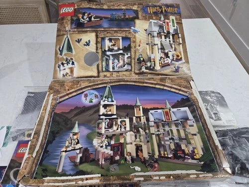 Harry Potter Sorcerer’s Stone Lego Set #4709 Box, 5 unopened Bags & Directions