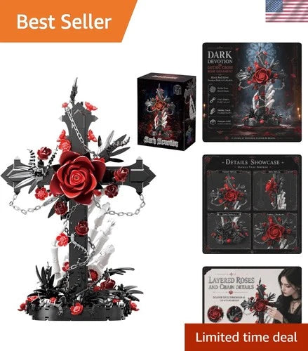 Durable Gothic Skull Building Set - Create a Stunning 114in Sculpture Display