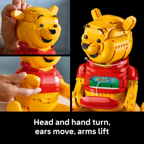 LEGO Disney Winnie the Pooh Building Set - Home, Office, or Book Shelf Decor for