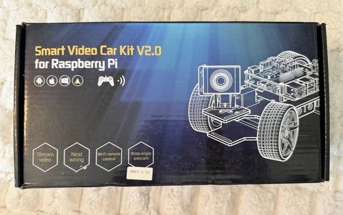 SunFounder Smart Video Car Kit V2.0 Raspberry Pi PiCar-V Robot NEW SEALED- STEM!