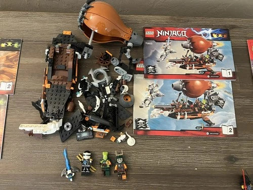 LEGO Ninjago Bundle Of 3. 70589, 70603, 70638 95% Complete. Read description