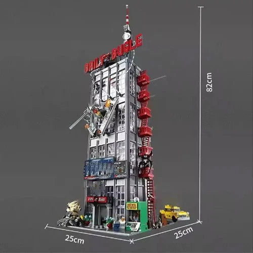 NEW!! 3772PCS Marvel Daily Bugle Building Blocks Set with Minifigures Bricks Toy