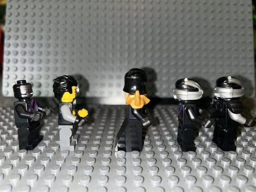 LEGO Ninjago Nindroid Minifigures Lot of 5 Overlord, General, Cyrus & Warriors