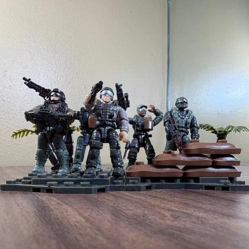 Call of Duty - MEGA BLOKS Lot of 4 READ DESC. 2013/2014 Troopers Drone RIB Beach