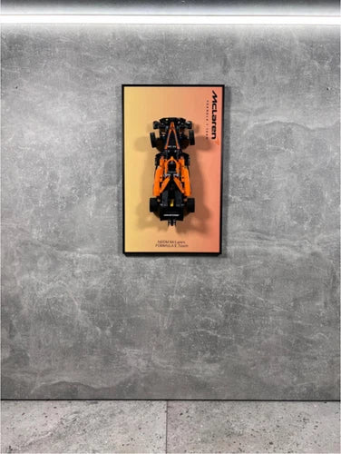 LEGO Art Wall Holder Frame 50x30 cm. Technic NEOM McLaren Formula E (42169)