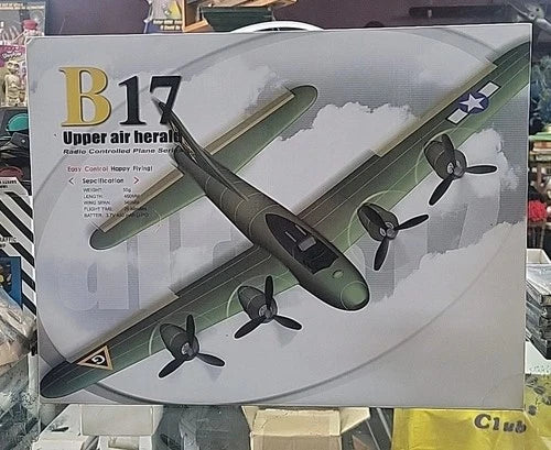 RC Airplane B17 Upper Air Herald stunt Flying Aircraft Plane 2.4 Ghz 2CH NIB