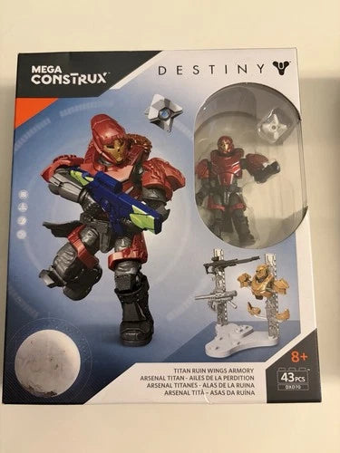 Mega Bloks Construx Destiny Titan Ruin Wings Armory & Hunter Cryptid Armory Sets