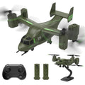LMRC LM19-A RC Drone Remote Control Airplane 2 Batteries Green