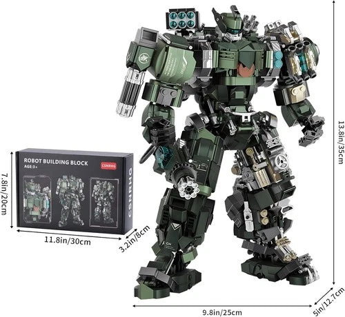 1403-Piece Mecha Robot Building Block Set - Perfect for Birthdays & Holidays