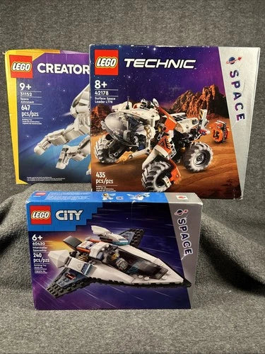 LEGO Space Bundle of 3 Sets - NEW Factory Sealed