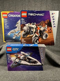 LEGO Space Bundle of 3 Sets - NEW Factory Sealed