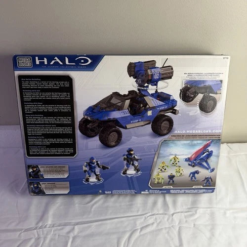 Mega Bloks Halo Blue Series Rockethog 97159 Building Kit NEW