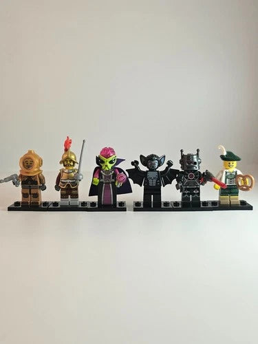 MEOW Minifigures Series 8 Lot Spartan Diver Alien Vampire Robot Lederhosen